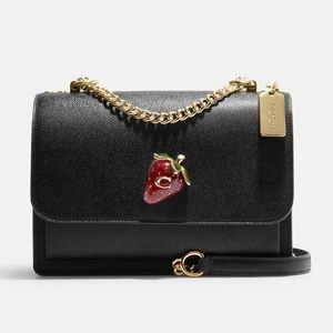 NWT COACH Klare Crossbody In Signature Canvas With Strawberry Shoulder Bag CH331